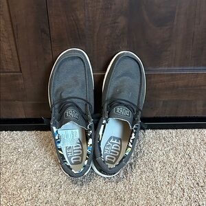 Hey Dude Charcoal Slip-On Shoes